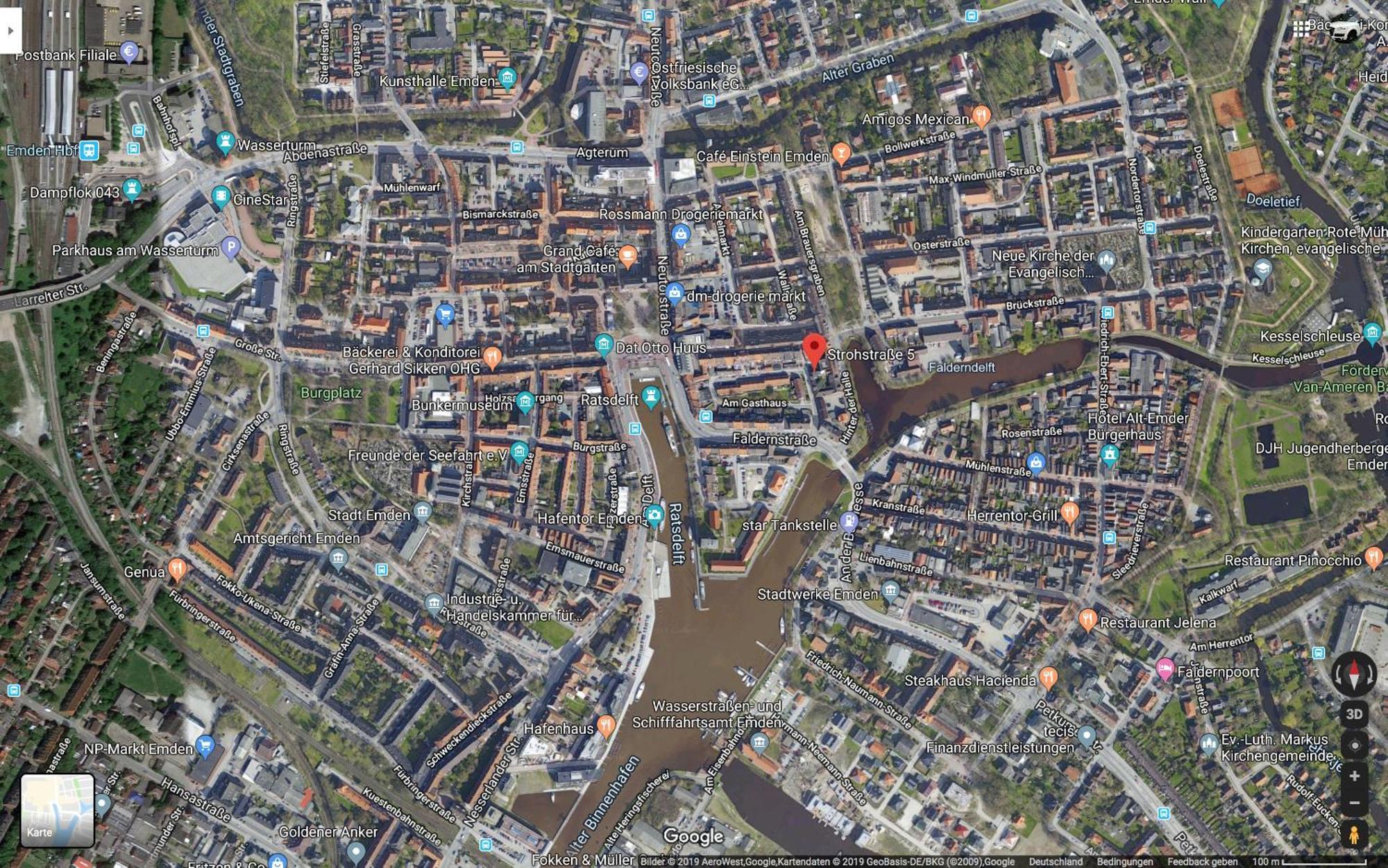 Ferienwohnung Domizil Am Delft II Emden Zewnętrze zdjęcie